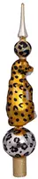 Vondels piek glas luipaard 31cm goud - afbeelding 2