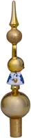 Vondels piek glas nijntje met delfts blauwe jurk 26cm goud - afbeelding 2