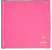 Vondels servet champagne tower 45x45cm roze 2 stuks - afbeelding 8