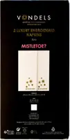 Vondels servet mistletoe 45x45cm ecru 2 stuks - afbeelding 2