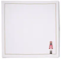 Vondels servet nutcracker 45x45cm wit 2 stuks - afbeelding 4