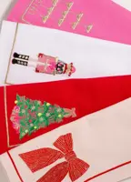 Vondels servet nutcracker 45x45cm wit 2 stuks - afbeelding 9