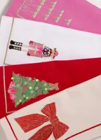 Vondels servet nutcracker 45x45cm wit 2 stuks - afbeelding 5