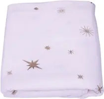 Vondels tafelkleed stars all over 240x140cm ecru - afbeelding 2