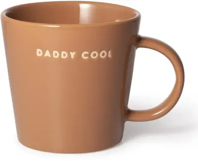 Vondels theekop keramiek daddy cool 10x11cm terra  - afbeelding 1