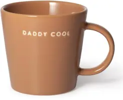 Vondels theekop keramiek daddy cool 10x11cm terra  - afbeelding 1