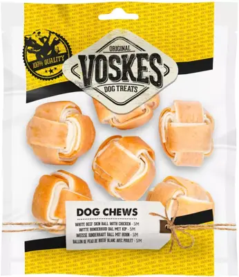 Voskes bal white kip 6st