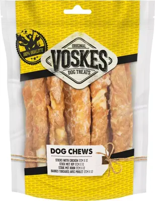 Voskes Chewy Sticks rawhide kip 17cm 12st