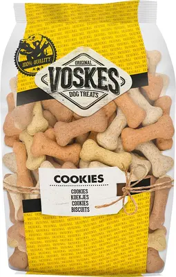 Voskes hondenkoekjes kluifjes mix 400g - afbeelding 2