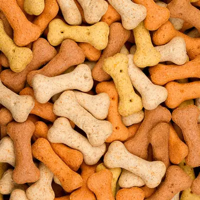 Voskes hondenkoekjes kluifjes mix 400g - afbeelding 1
