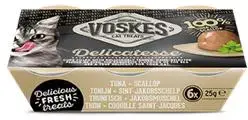 Voskes Jelly Cups tonijn & Sint - Jakobsschelp 150g