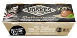 Voskes Jelly Cups tonijn & Sint - Jakobsschelp 150g
