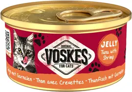 Voskes kattenvoer in gelei tonijn & garnalen 85g kopen?