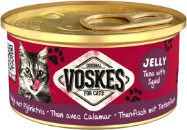 Voskes kattenvoer in gelei tonijn & pijlinktvis 85g kopen?