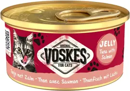 Voskes kattenvoer in gelei tonijn & zalm 85g kopen?