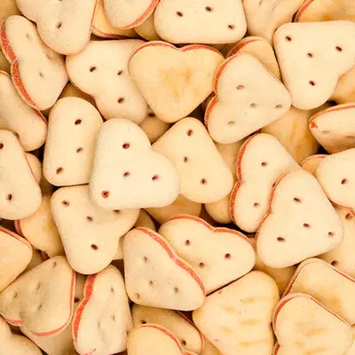 Voskes mergkoekjes hartjes 750g - afbeelding 1