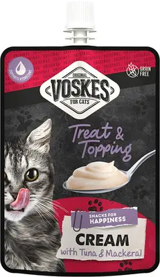 Voskes Original Cream Kattensnack Tonijn & Makreel – 90 g - afbeelding 2