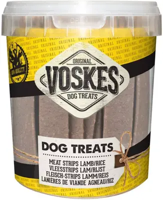 Voskes vleesstrips lam & rijst 600g