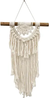 Wandhanger Xama – Macramé – Beige – 30 x 60 cm