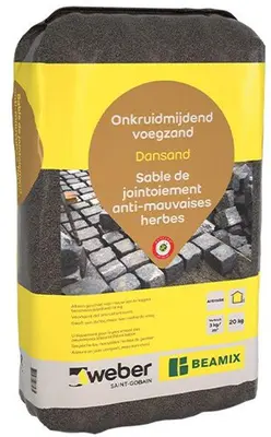 Weber Beamix dansand antraciet 20kg - afbeelding 1