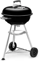 Weber compact houtskoolbarbecue 47 cm zwart - afbeelding 1