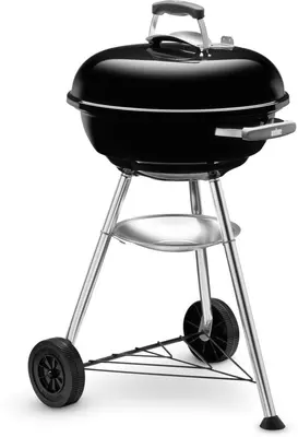 Weber compact houtskoolbarbecue 47 cm zwart - afbeelding 5