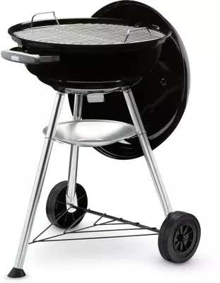 Weber compact houtskoolbarbecue 47 cm zwart - afbeelding 4