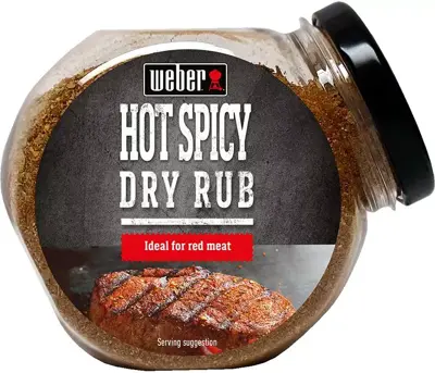 Weber dry rub hot & spicy