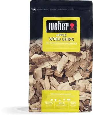 Weber houtsnippers 0,7 kg apple - afbeelding 1