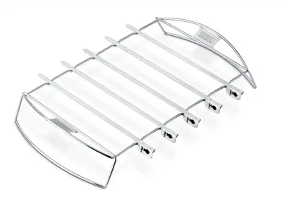 Weber kebabset 5 spiesen en houder - afbeelding 1