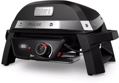 Weber pulse 1000 elektrische barbecue zwart - afbeelding 1