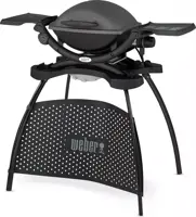 Weber Q 1400 elektrische barbecue met onderstel dark grey kopen?