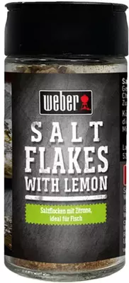 Weber salt flakes with lemon