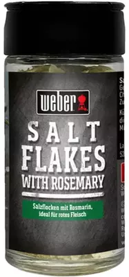 Weber salt flakes with rosemary