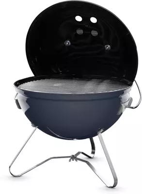Weber smokey joe premium houtskoolbarbecue 37cm slate blue - afbeelding 4