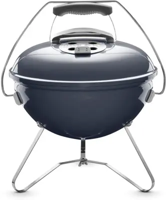 Weber smokey joe premium houtskoolbarbecue 37cm slate blue - afbeelding 2