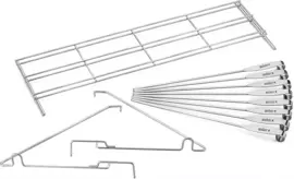 Weber verticaal systeemrek met 8 spiesen RVS - afbeelding 3