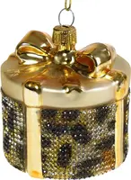 Werner Voss glazen kerst ornament cadeau 7cm goud kopen?