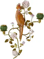 Werner Voss kandelaar polyresin papegaai 39.5x12x59cm multi kopen?