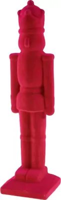 Werner Voss kerstfiguur keramiek notenkraker 8x8x30cm roze
