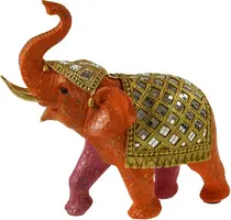 Werner Voss ornament polyresin olifant 23.5x10.5x23cm roze kopen?