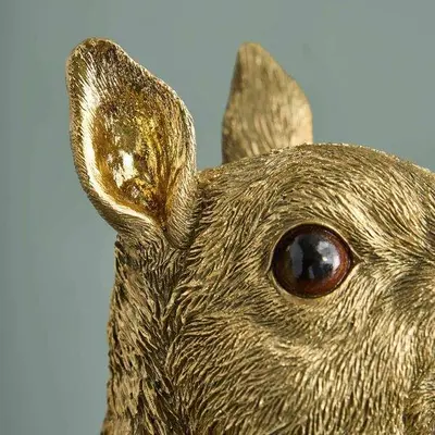Werner Voss tafellamp polyresin eekhoorn 34.5x17x34cm goud - afbeelding 4
