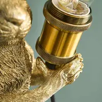 Werner Voss tafellamp polyresin eekhoorn 34.5x17x34cm goud - afbeelding 9