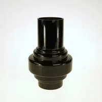 Werner Voss vaas glas rond 20x30cm zwart kopen?