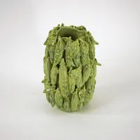 Werner Voss vaas keramiek erwt 21x21x31cm groen kopen?