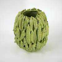 Werner Voss vaas keramiek erwt 29x28.5x31.5cm groen kopen?