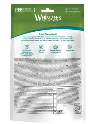 Whimzees tandenborstel 11,4cm 12 stuks - M - afbeelding 2