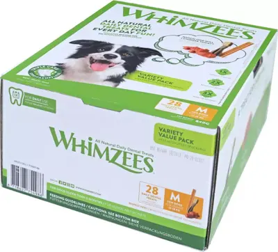 Whimzees Variety Value Pack 28 stuks - M - afbeelding 1