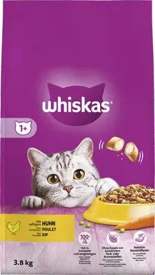 Whiskas Adult brokjes kip 3,8kg - afbeelding 1