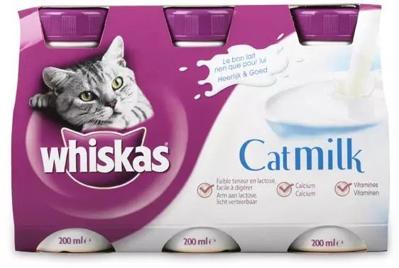 whiskas catmilk flesje mp 200 ml